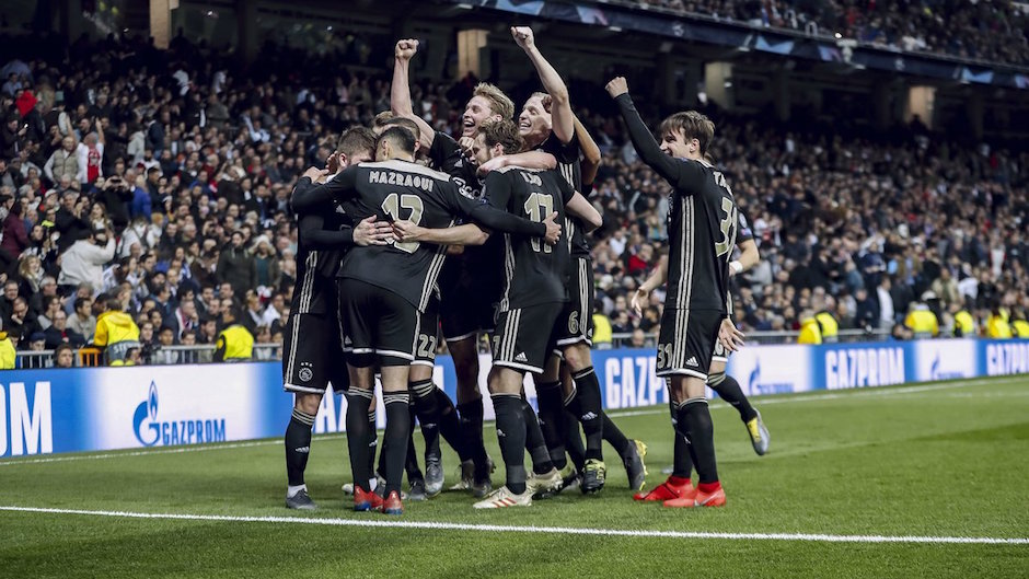 Acciones del Ajax suben después de derrotas al Madrid