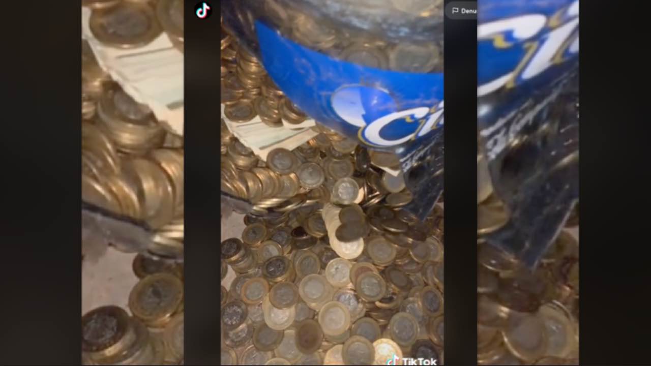 ¿Cuánto dinero cabe en un garrafón? Tiktoker hizo la prueba y éste fue