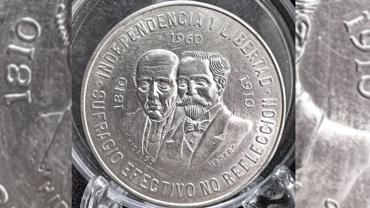 ¿Cuánto vale la MONEDA de 10 pesos de PLATA Independencia y Libertad?